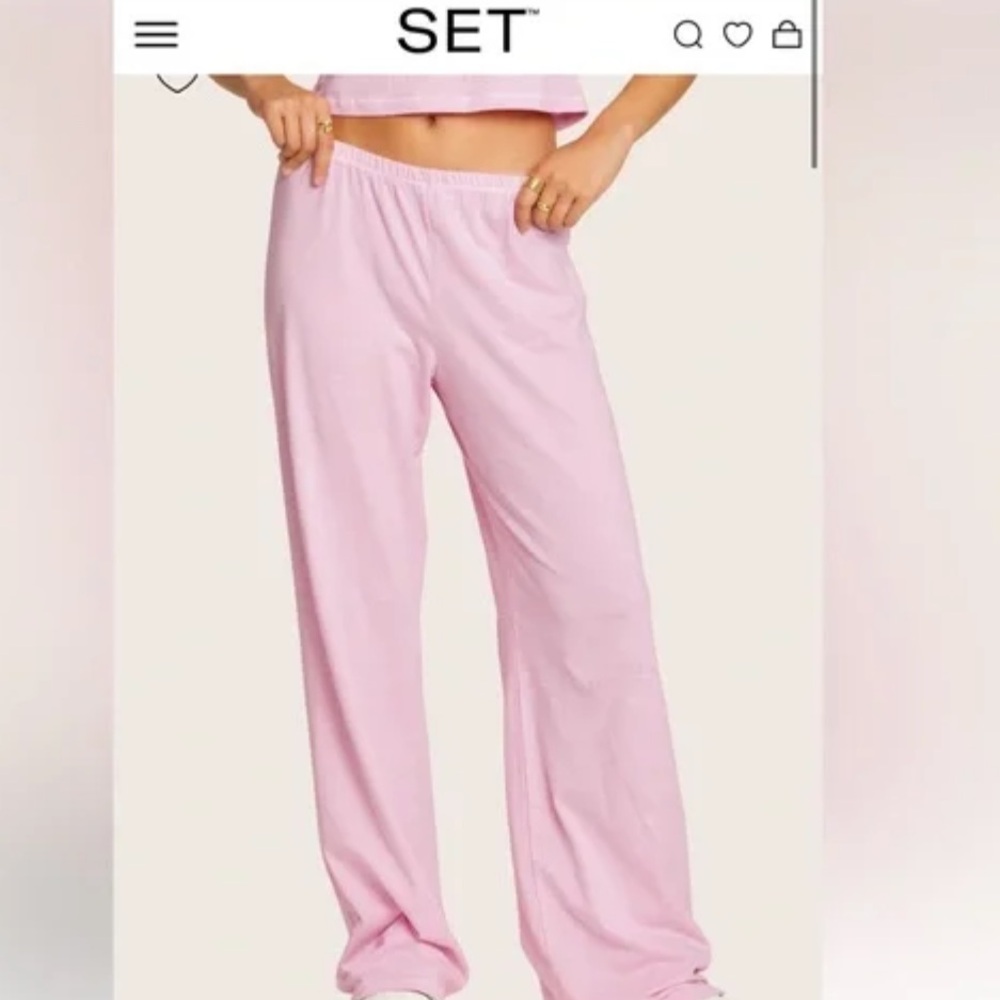 set active pink primrose linny pant